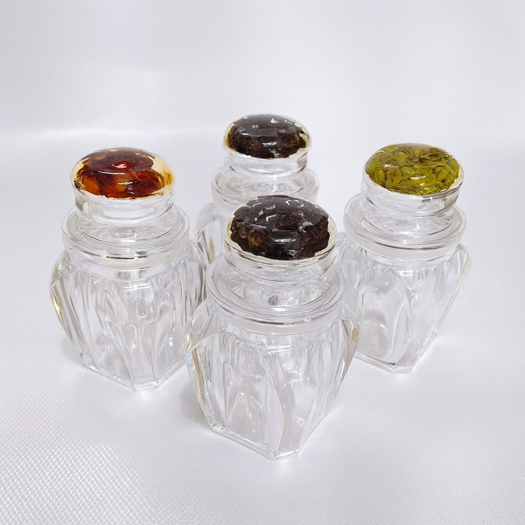 Piece Crystal Salt & Pepper Shaker Set (Namak Dani)