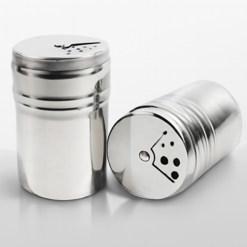 Openi Stainless Steel Salt & Pepper Shaker – Portable