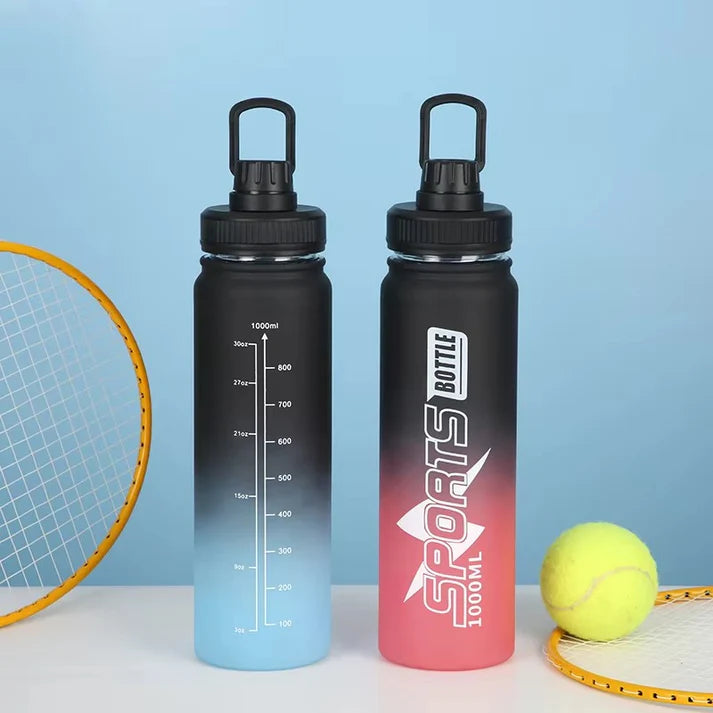 Portable Plastic Water Bottle 1000ML Multicolor